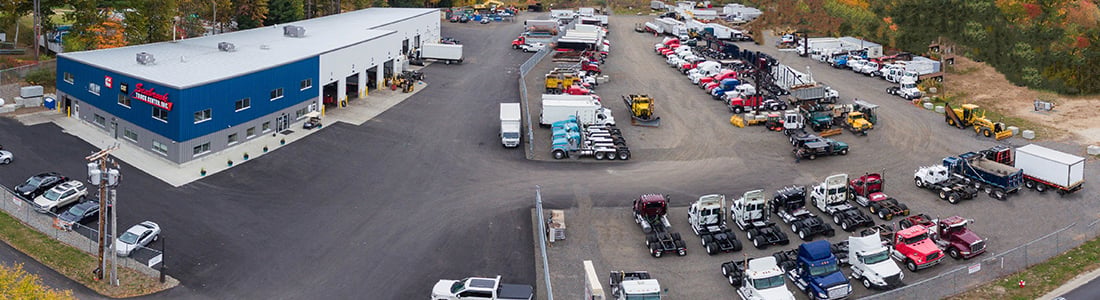 Seabrook Truck Center's Truck and trailer lot